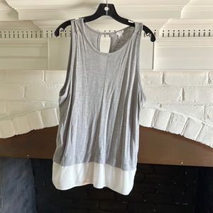 JCrew tank with extended hem XL